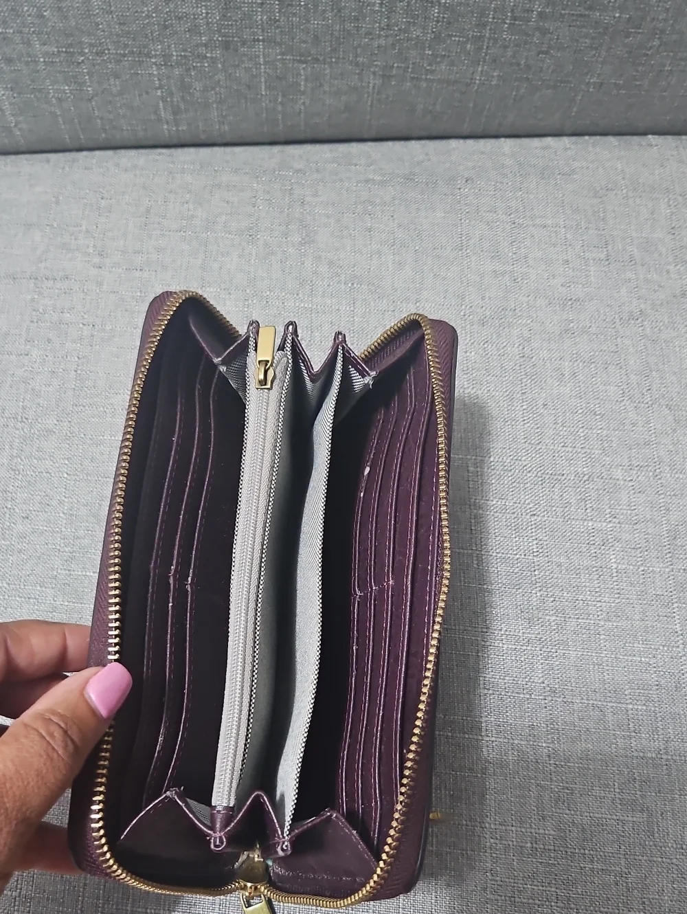 Fossil smooth leather